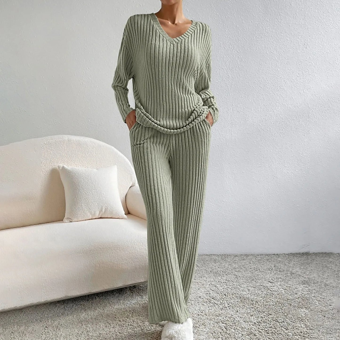 Karin | Comfortabele Gebreide Set