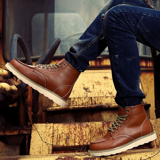 Ruben | Retro Leren Schoenen