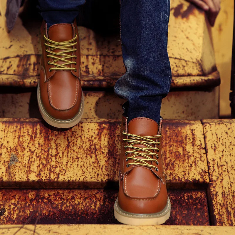 Ruben | Retro Leren Schoenen
