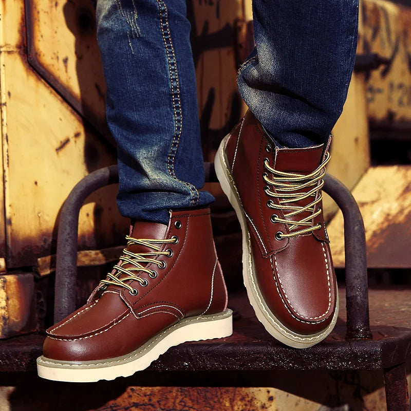 Ruben | Retro Leren Schoenen