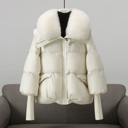 Valerie | Elegante Winterjas met Bondkraag