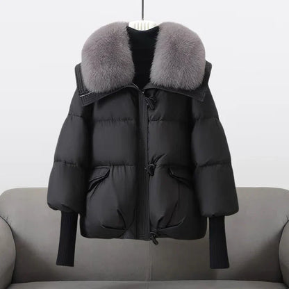 Valerie | Elegante Winterjas met Bondkraag