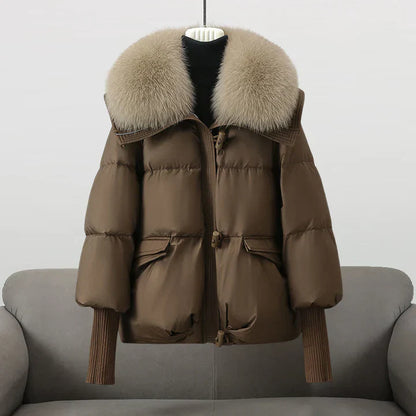 Valerie | Elegante Winterjas met Bondkraag