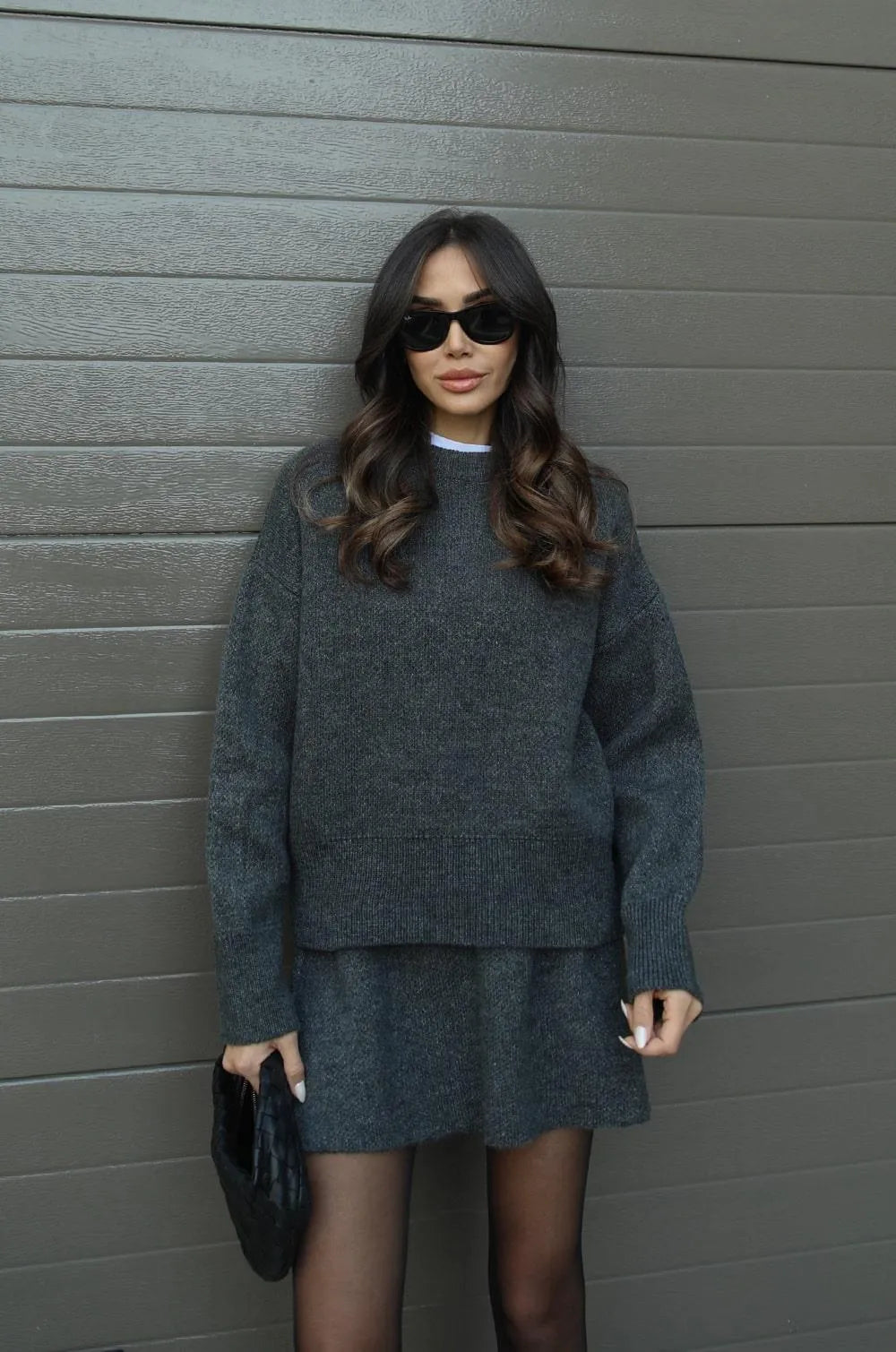 Sofie | Gebreid Pak (Top + Rok)