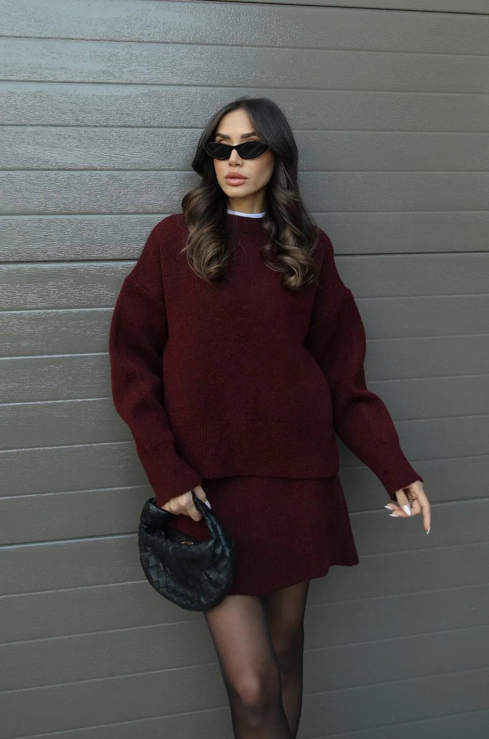 Sofie | Gebreid Pak (Top + Rok)
