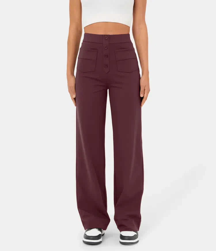 Lena | Hoge Taille Casual Broek