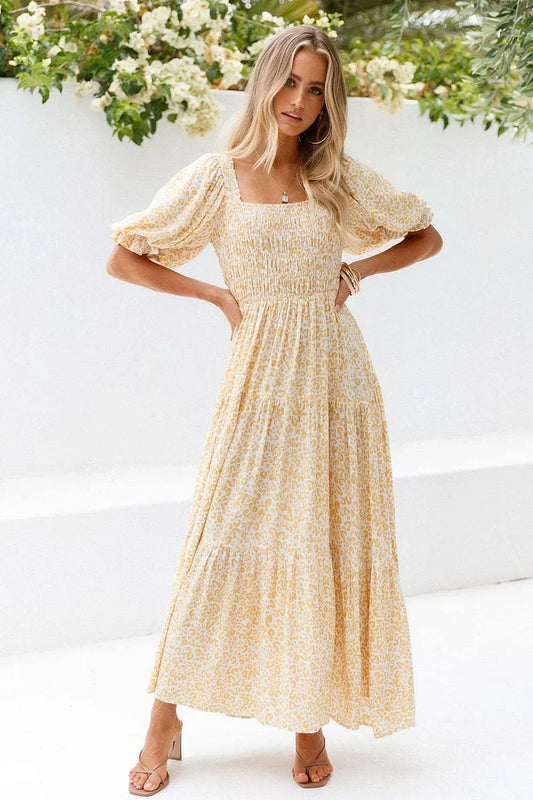 Élise - Robe à smocks