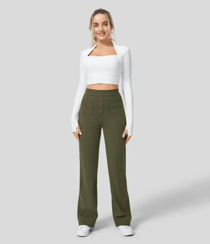 Lena | Hoge Taille Casual Broek