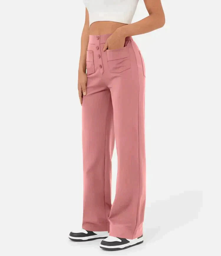 Lena | Hoge Taille Casual Broek