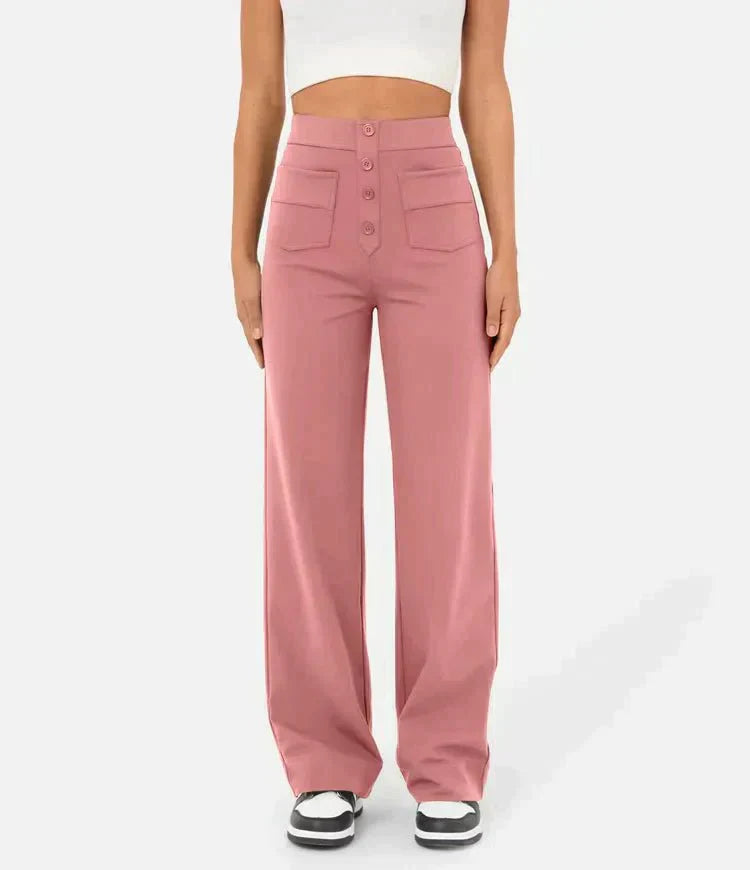 Lena | Hoge Taille Casual Broek