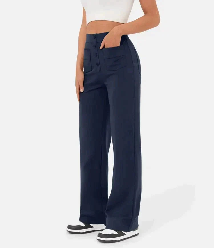 Lena | Hoge Taille Casual Broek