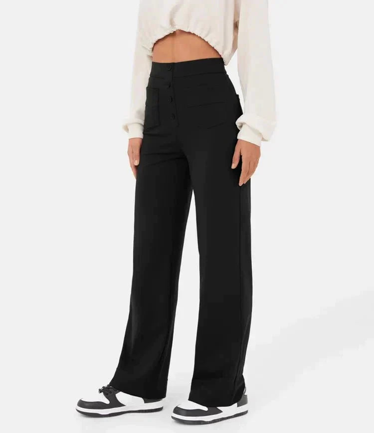 Lena | Hoge Taille Casual Broek