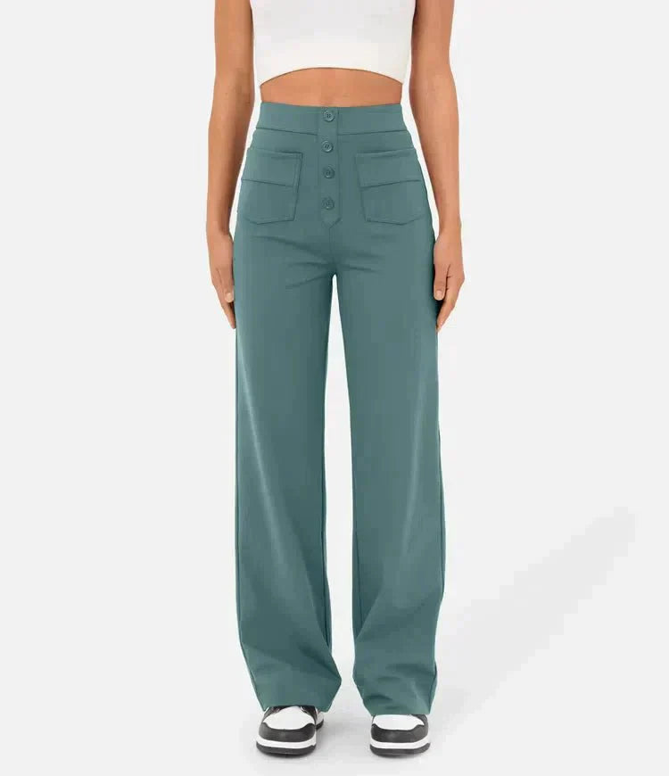 Lena | Hoge Taille Casual Broek