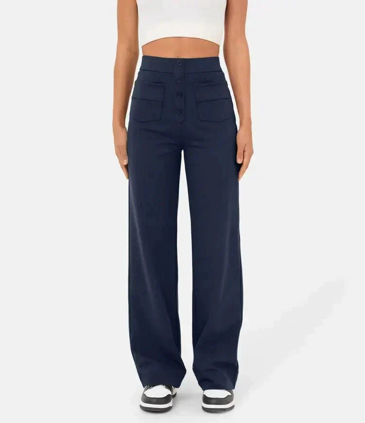 Lena | Hoge Taille Casual Broek