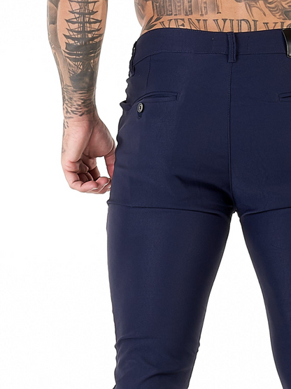 ENZO TROUSERS | BLUE