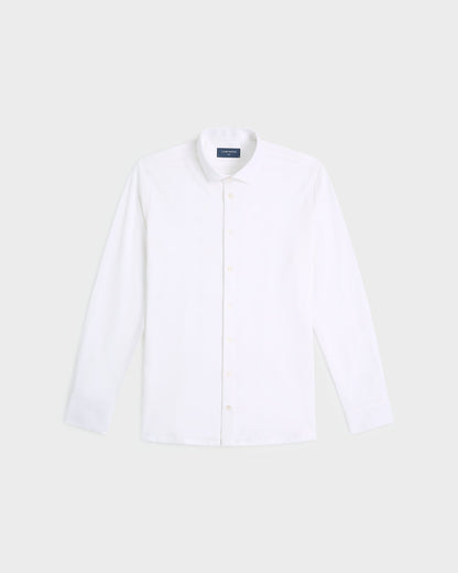 Knitted shirt white