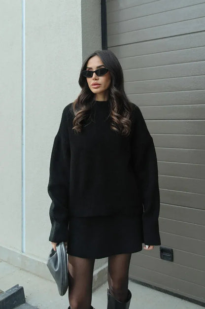 Sofie | Gebreid Pak (Top + Rok)