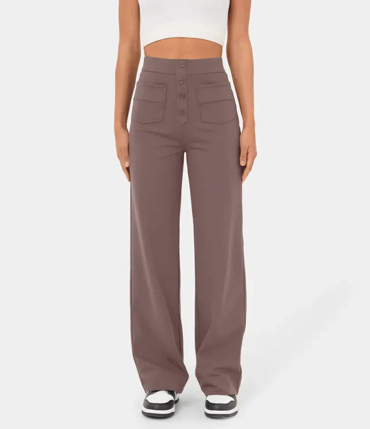 Lena | Hoge Taille Casual Broek