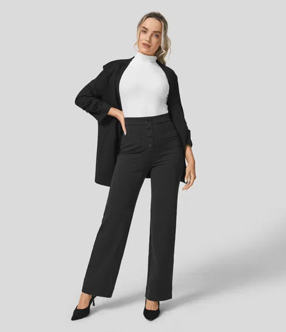 Lena | Hoge Taille Casual Broek